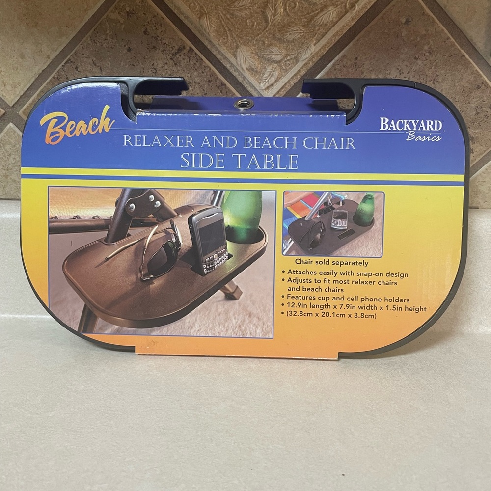 New Relaxer & Beach Chair side table